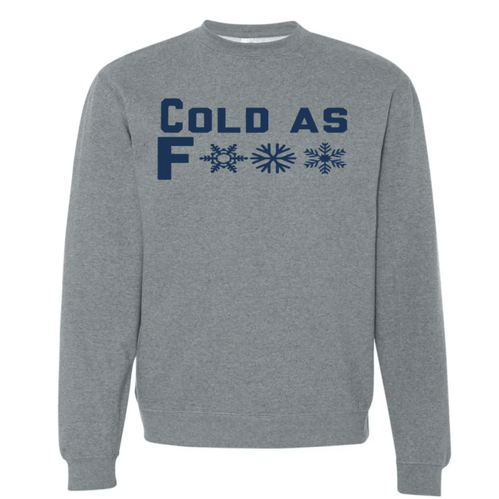 Cold As F*** Crewneck Rogue Wear Crewneck 3XL-Grey