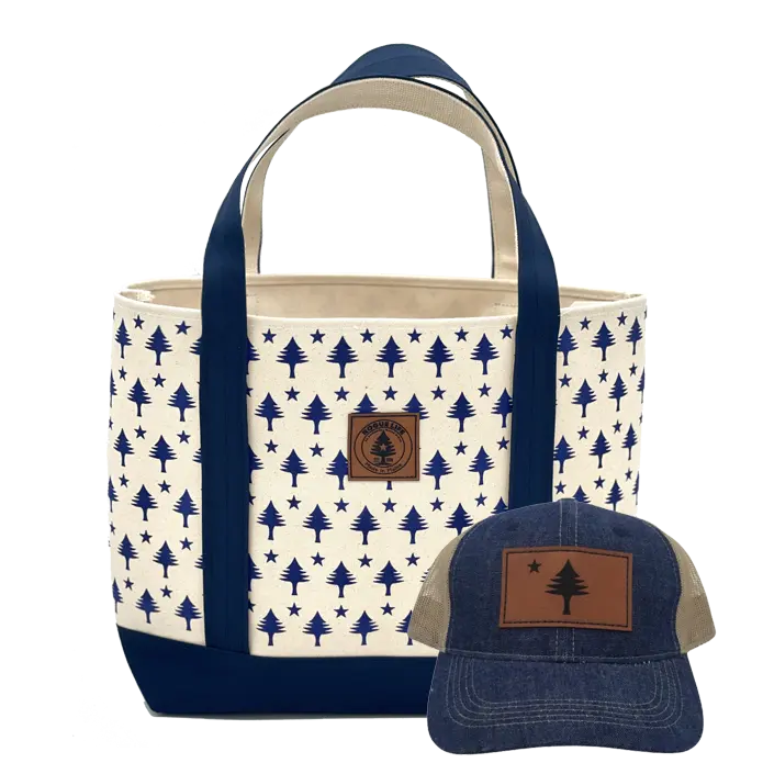 All Over Trees Tote Bag ROGUE LIFE MAINE Bags