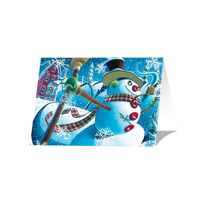 Wade Zahares Maine Artist Holiday Card Sets SHOP ROGUE WEAR Accessories Style-Let-s-Go-Sliding