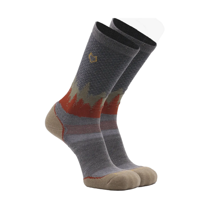 Fox River Merino Wool Crew Mountain Socks ROGUE LIFE MAINE Large-Grey