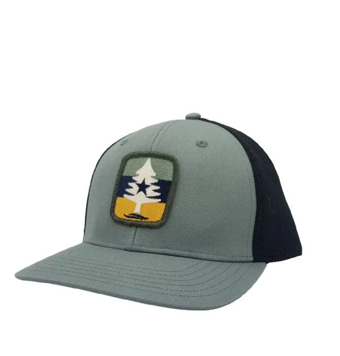 Scout Stripe 2 Trucker Hat SHOP ROGUE WEAR Hats Sage-Black