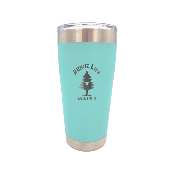 Rogue Life Durable Maine Flag Insulated SS Tumbler Large