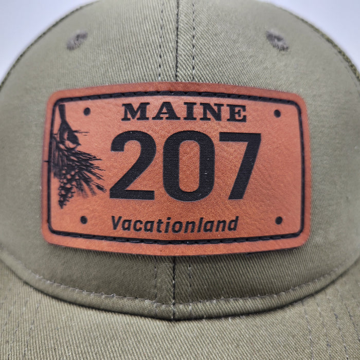 207 License Plate Trucker Hat