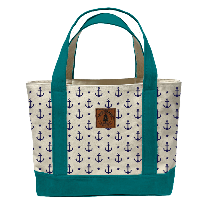 All Over Anchors Large Tote