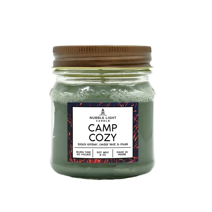 Camp Cozy Soy Wax 8 oz Candle