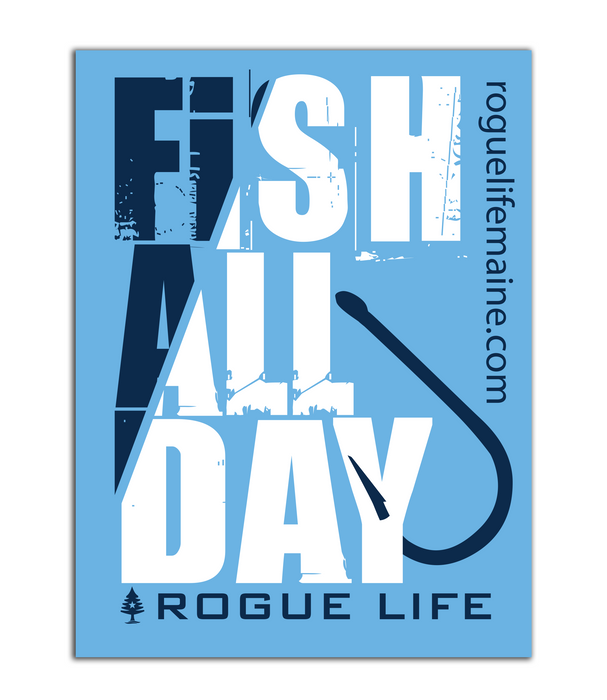 Fish All Day Sticker Decal