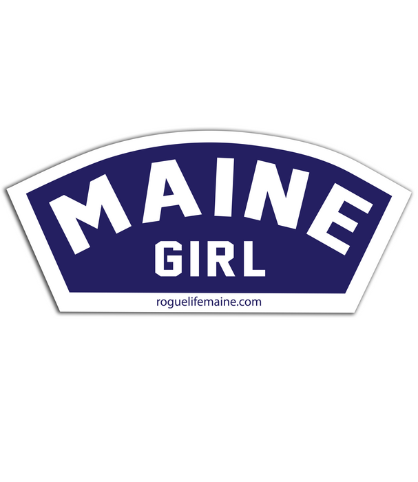 Maine Girl Sticker Decal