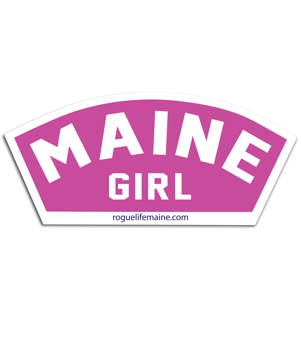 Maine Girl Sticker Decal