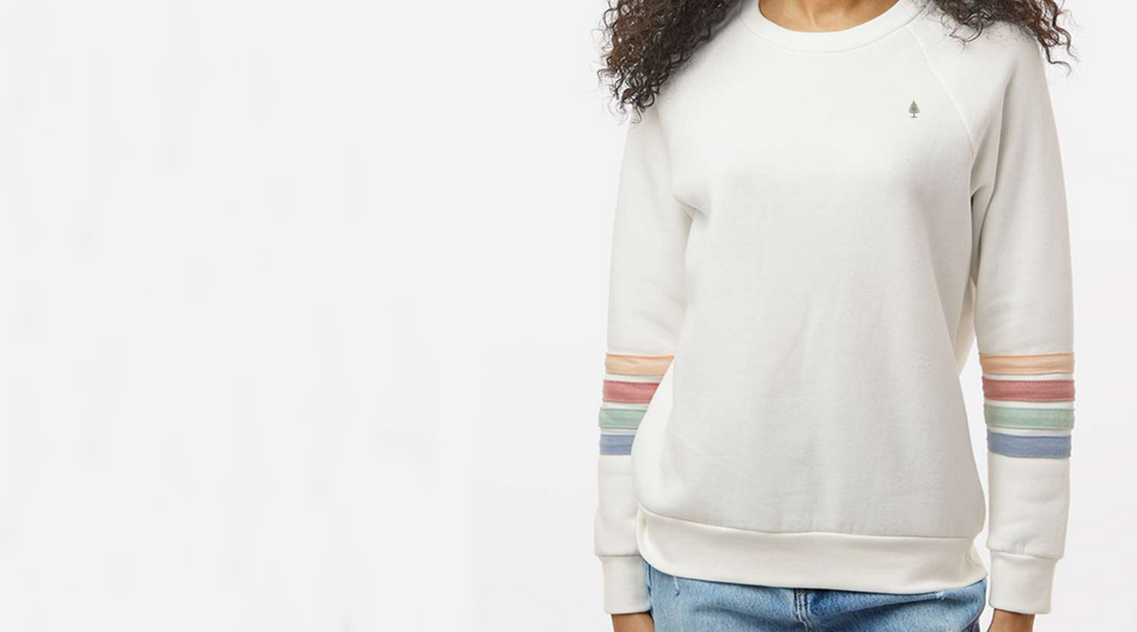 Women's Quad Stripe Crewneck SHOP ROGUE WEAR Crewneck