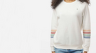 Women's Quad Stripe Crewneck SHOP ROGUE WEAR Crewneck