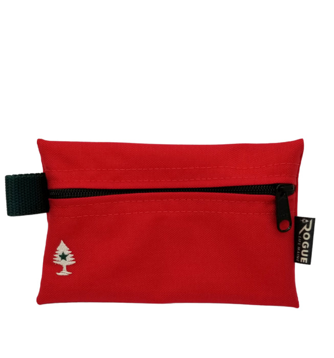 Rogue Life Maine Red Zipper Pouch